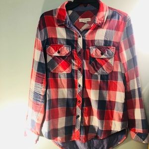 Treasure and Bond size small plaid shirt